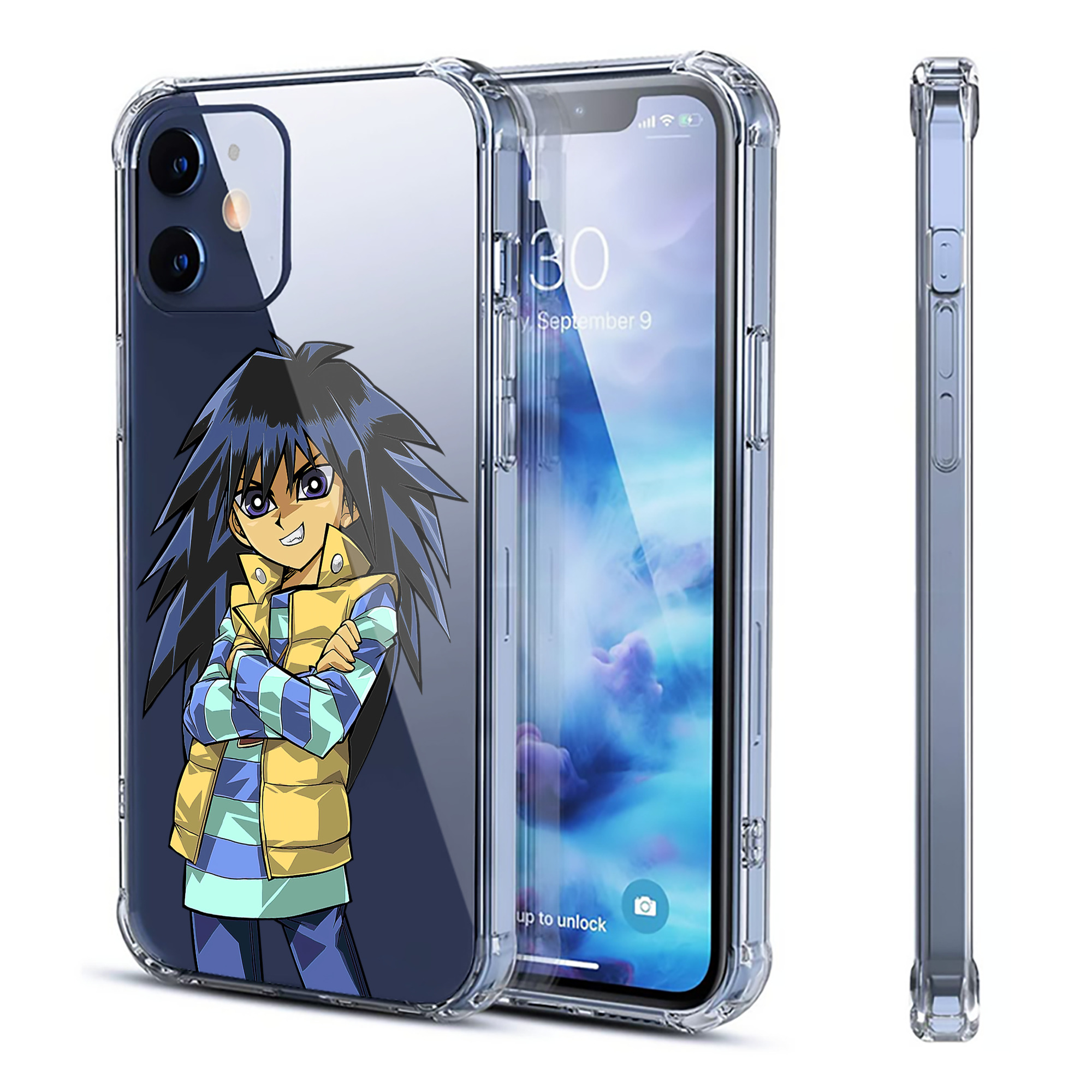 （画像用） 遊☆戯☆王 Yu-Gi-Oh! 【iPhone 12シリーズ対応】透明スマホケース（クリアソフトケース）